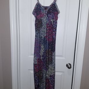 Multicolored maxi dress